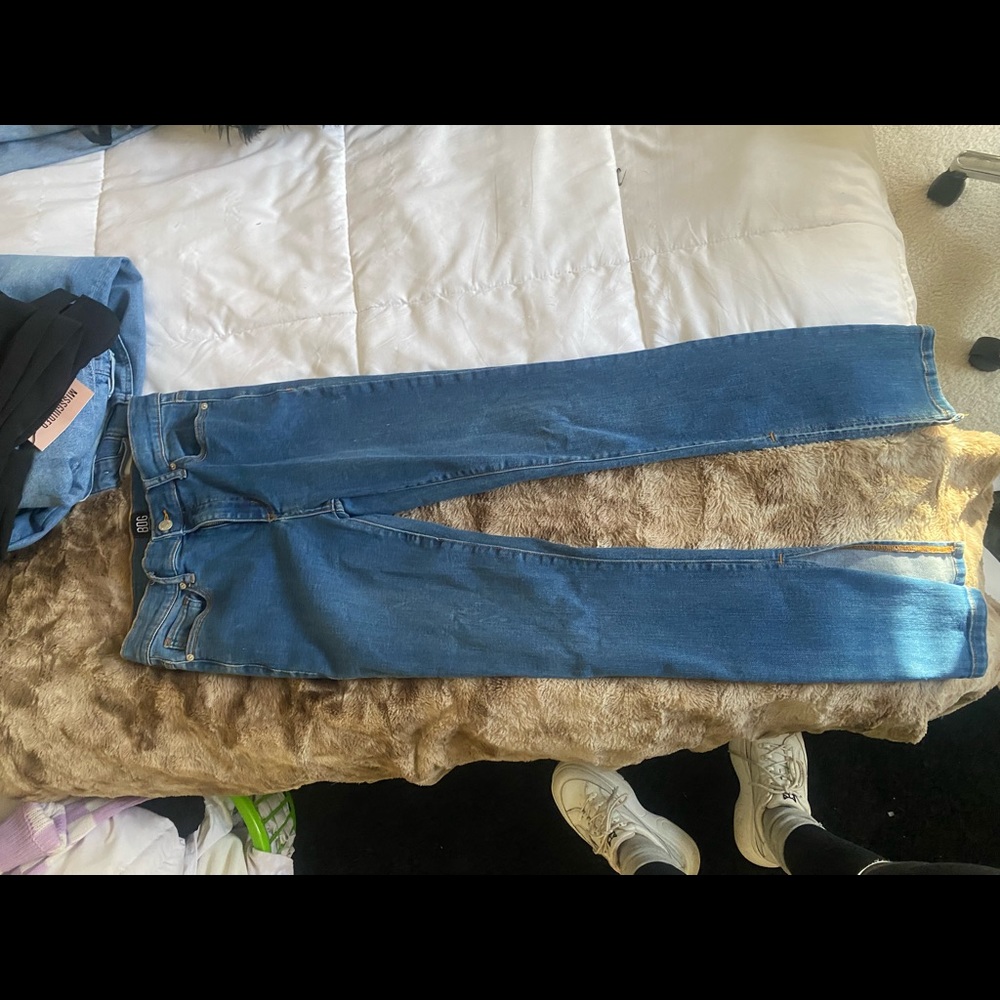 Urban outfitters split leg jeans